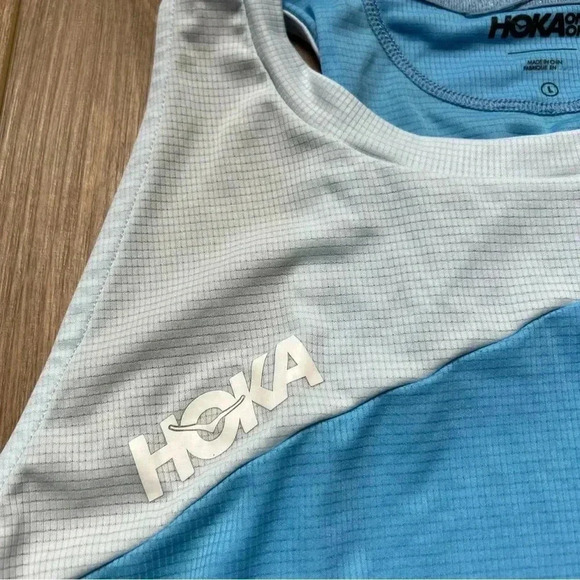 Hoka One One Size Large Medium Blue with Light Blue Glide Tank - Picture 5 of 7